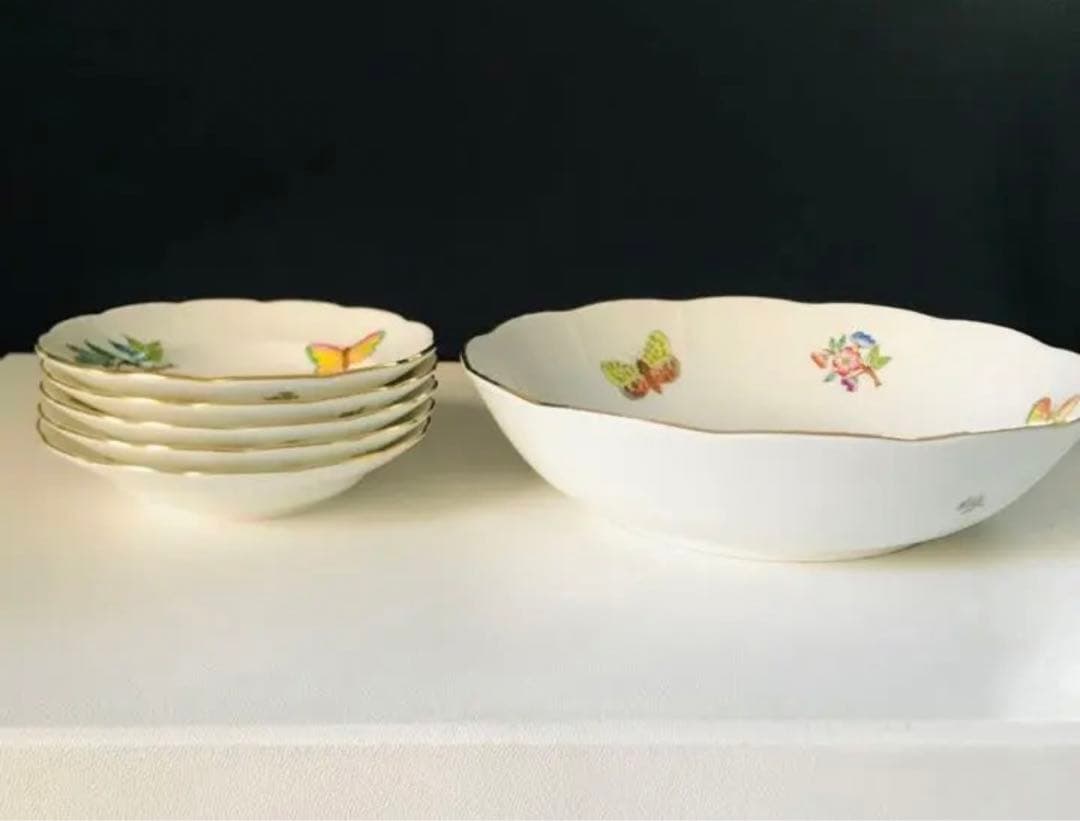 ヘレンド      ヴィクトリア　パーティーセット　大きなボウル