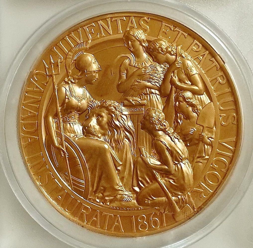 2017年 カナダ ウナとライオン 10オンス 銅メダル PCGS SP68