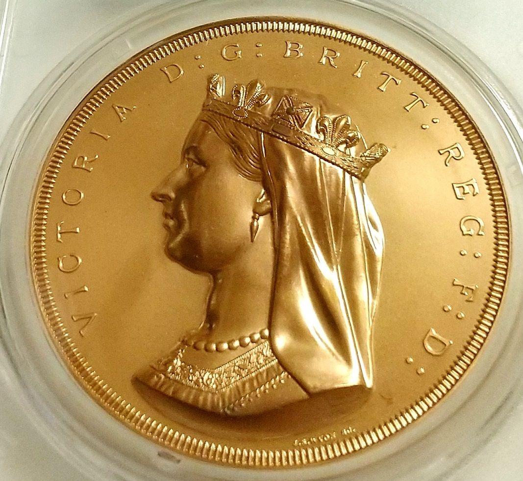 2017年 カナダ ウナとライオン 10オンス 銅メダル PCGS SP68