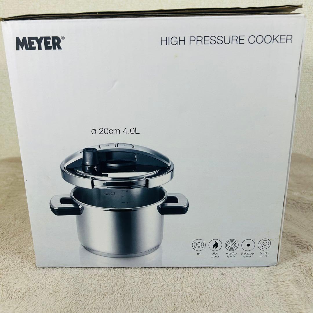 【未使用品】Meyer マイヤー　ハイプレッシャークッカー　超高圧力鍋 4.0L