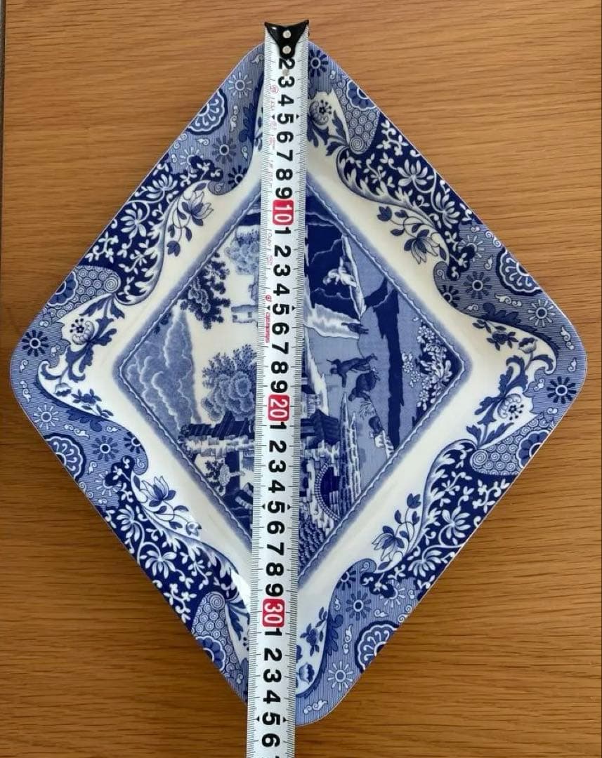 【美品】spode ブルーイタリアン フルーツコランダー　200周年記念