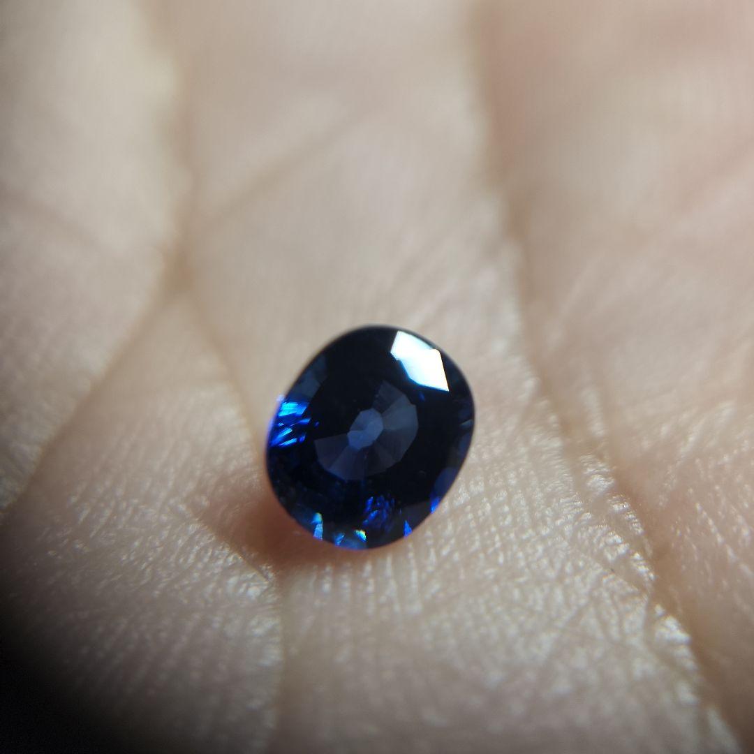 高品質！コンフラワーブルーカラーサファイア 0.762ct