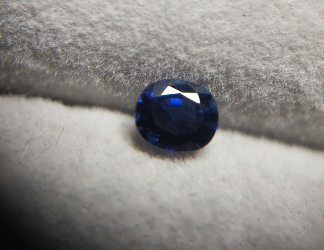 高品質！コンフラワーブルーカラーサファイア 0.762ct