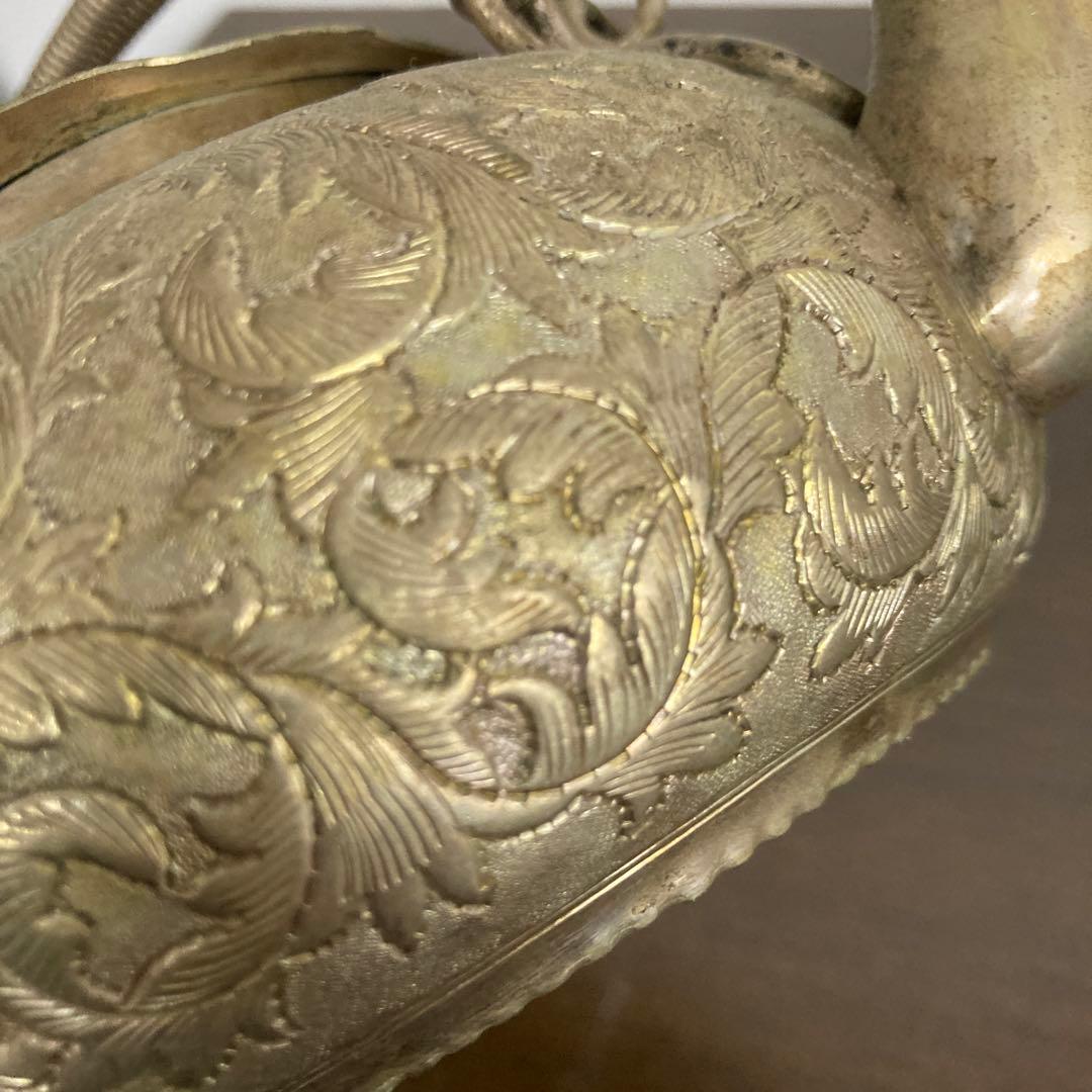 錫製アンティークポット