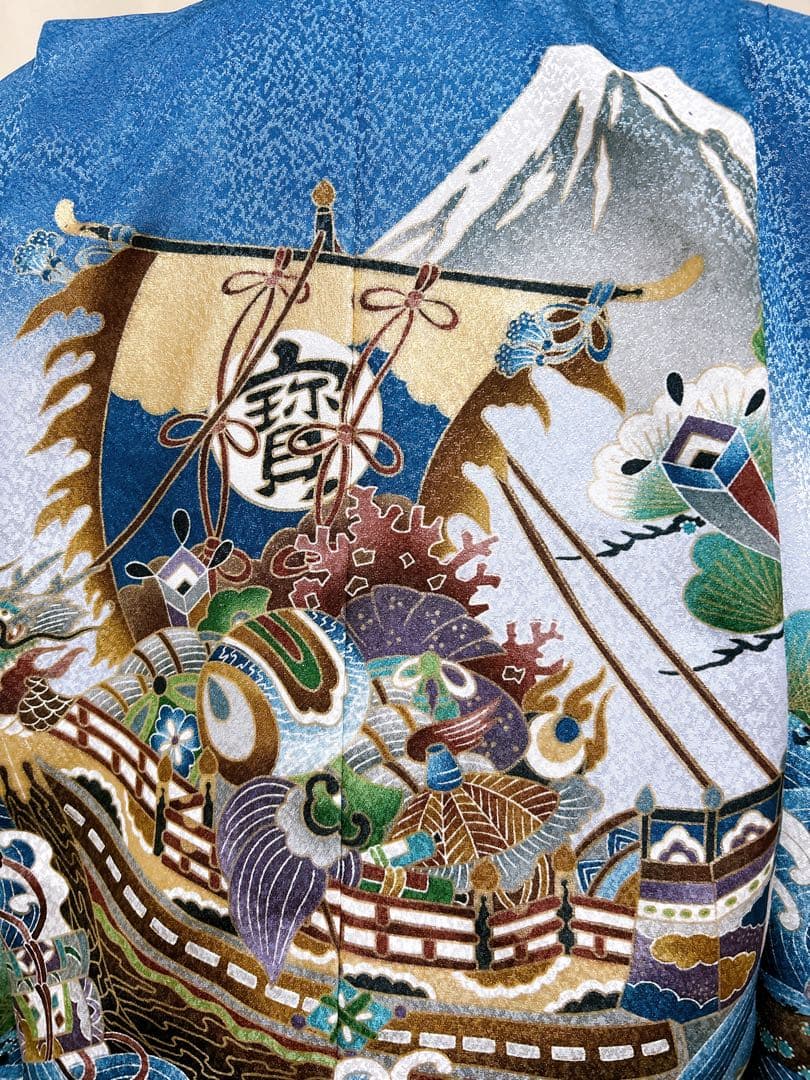 人気の青系♡七五三　3歳　男の子　セット　一式　富士