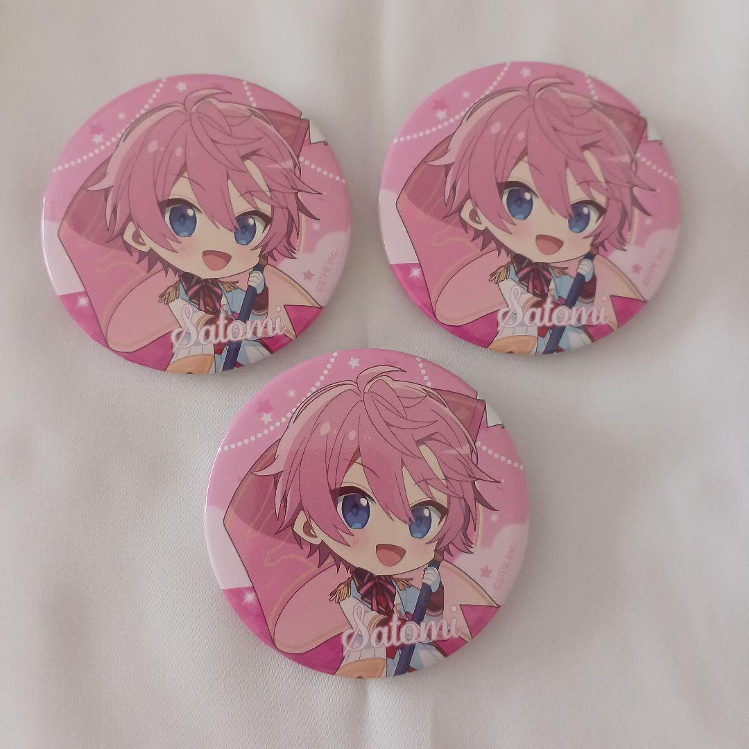 すとぷり さとみくん グッズ 缶バッジ アリツア後半ビジュ - メルカリ