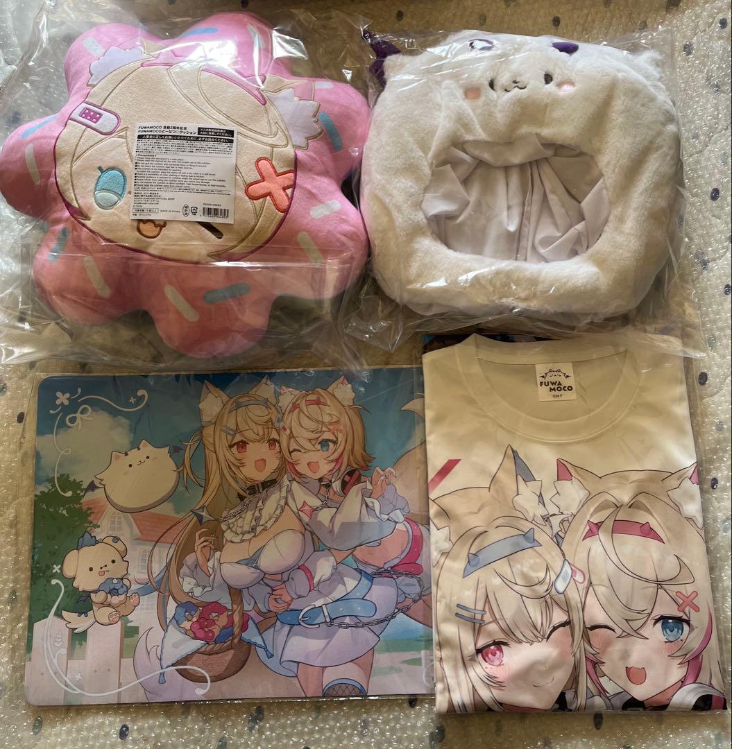FUWAMOCO 活動2周年記念グッズ グッズ4点セット フワモコ ホロライブ