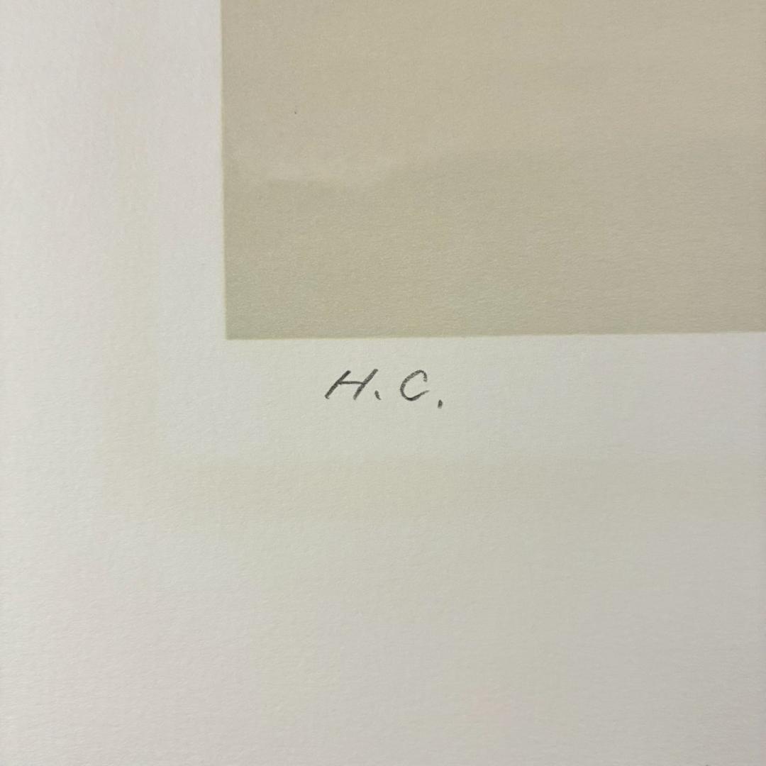 美品 奥村土牛「山中湖富士」リトグラフ 印章有 富士山 文化勲章 お正月