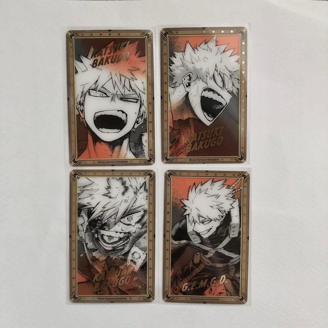 僕のヒーローアカデミア原画展 箔押しクリアカードコレクション 爆豪