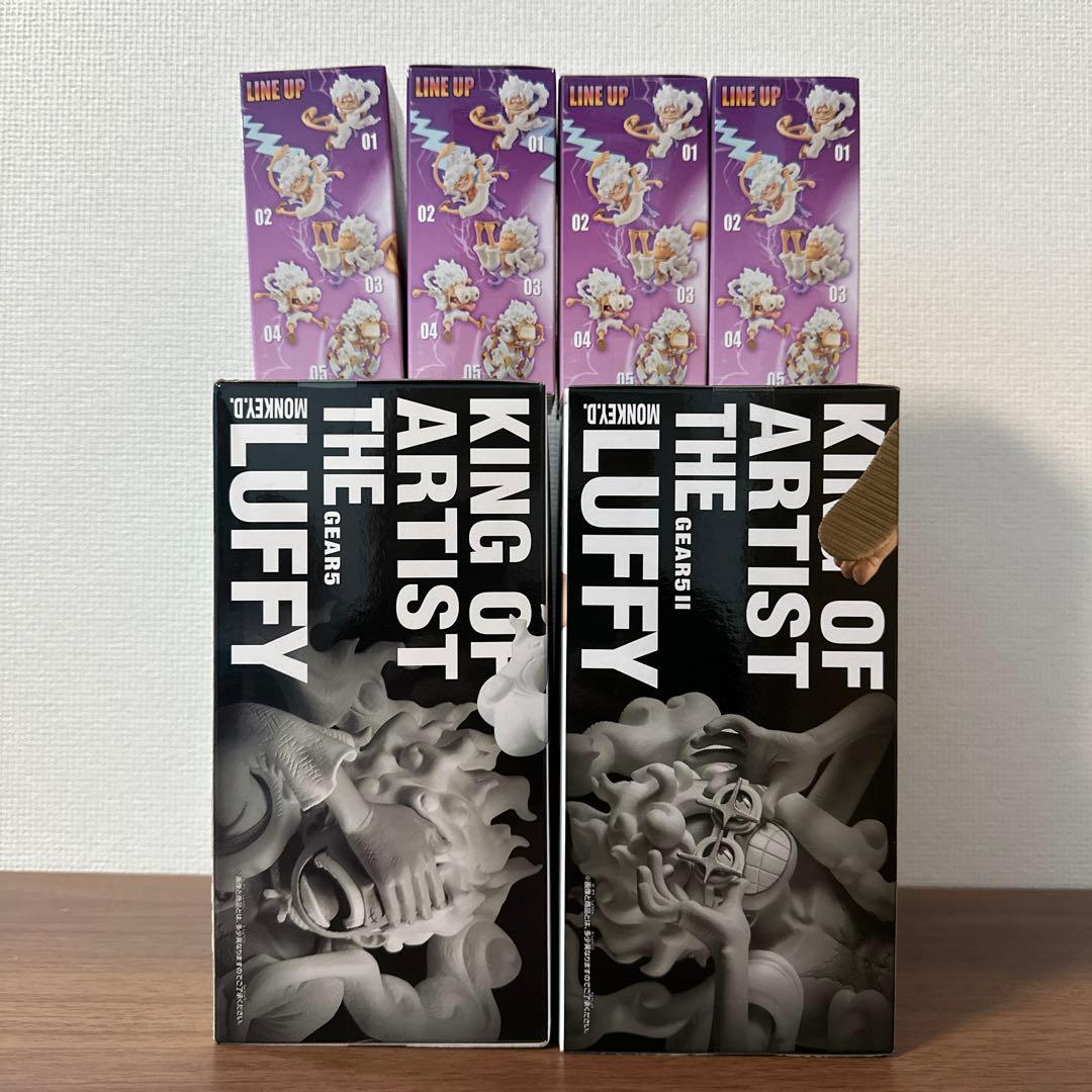 ワンピース ルフィ ギア5 フィギュア 7点セット まとめ売り - メルカリ