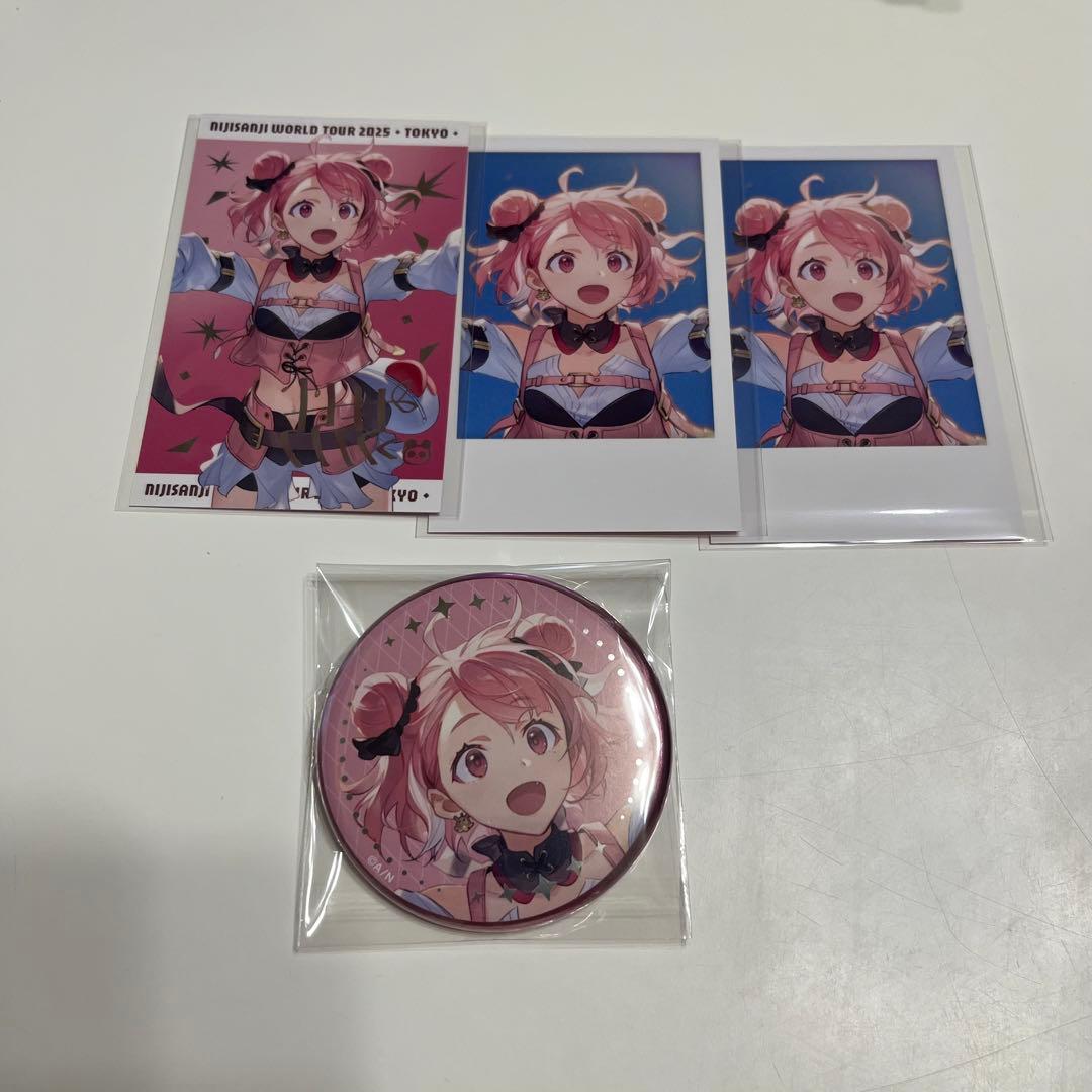 にじさんじ 笹木咲 SitR 東京公演 チェキ風カード 缶バッジ - メルカリ
