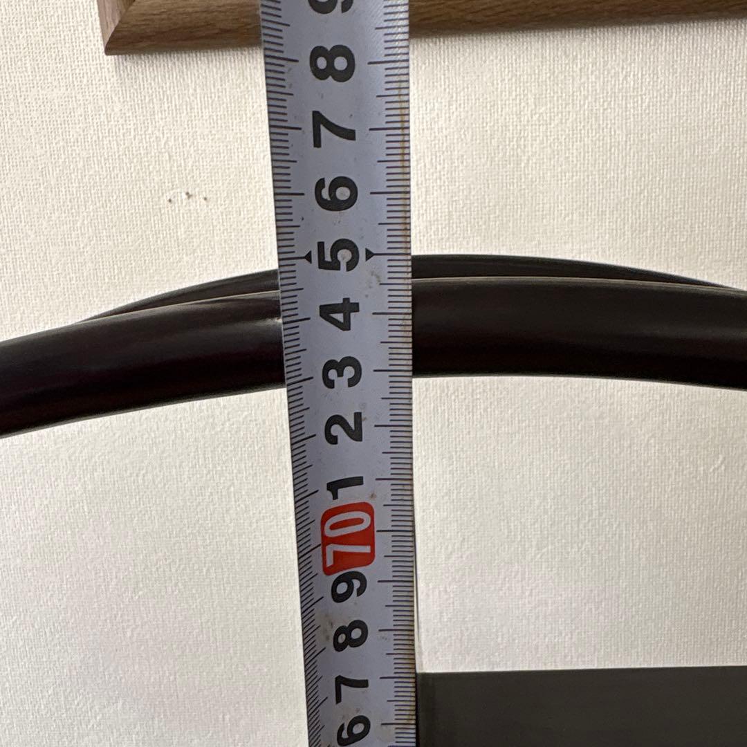 円形木製オープンシェルフ 引き出し付き