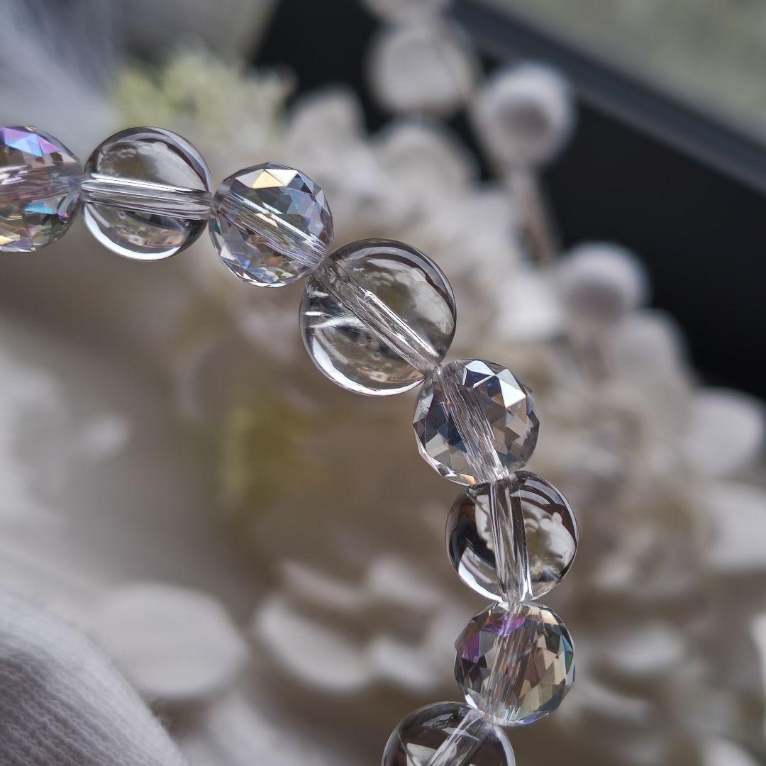 みゆ様♡専用です♡新作♡水ブレス✩宝石質アイオライト♡オーソクレース、グリーンア