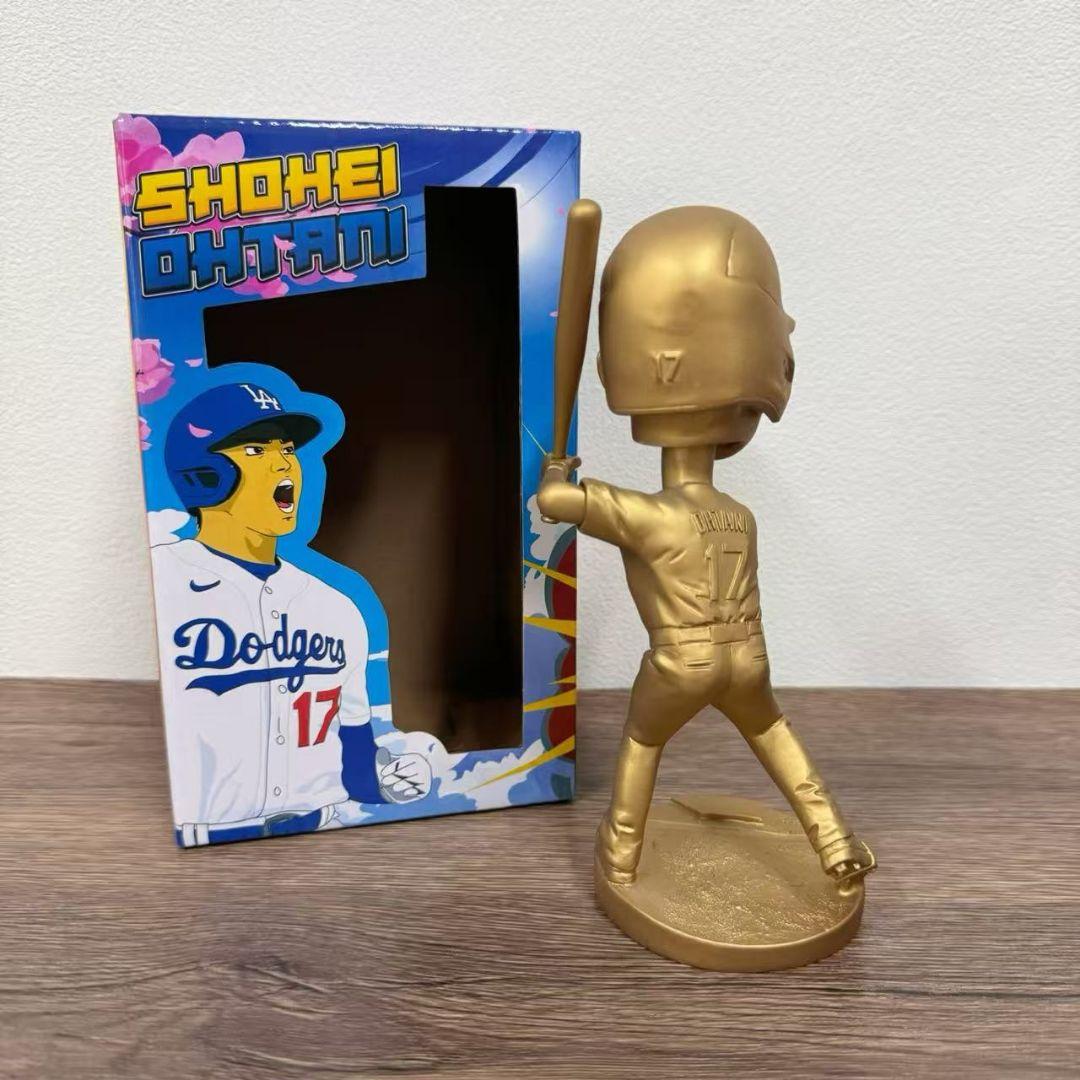 大谷翔平 ボブルヘッド ゴールド ドジャース会員 限定 激レア - メルカリ
