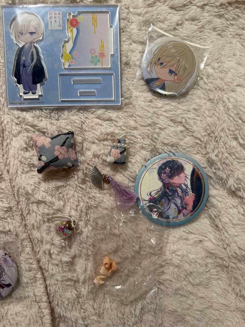 ねんどろいど わたしの幸せな結婚 斎森美世 久堂清霞 缶バッジ まとめ