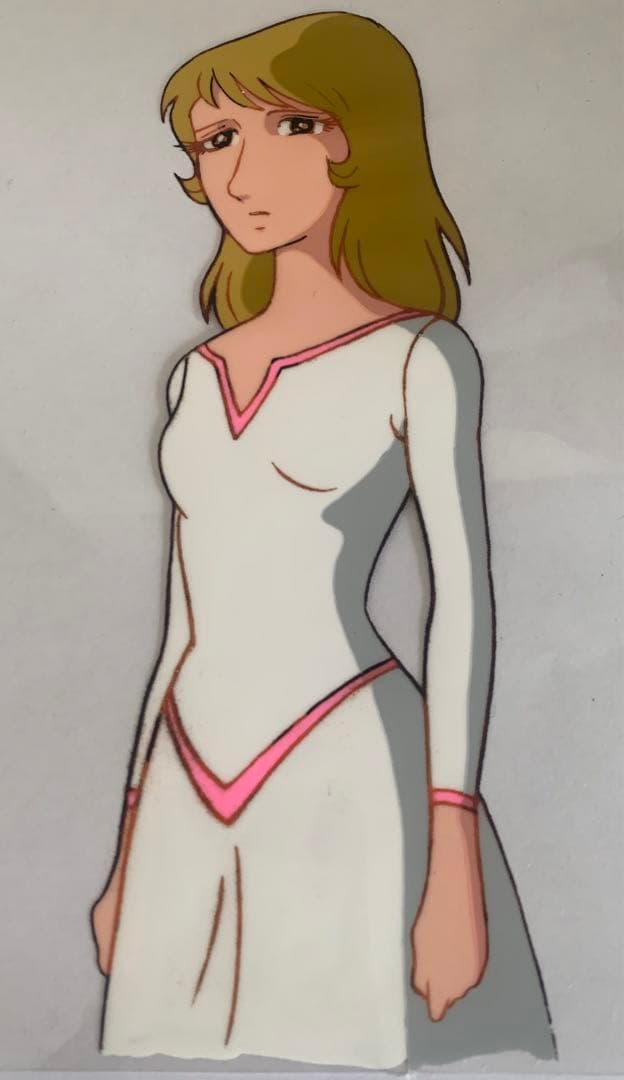 宇宙戦艦ヤマト　セル画　森雪　背景コピー付