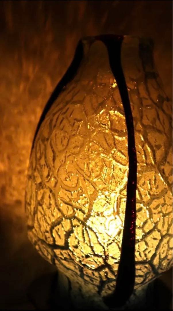 《超貴重》稲嶺盛吉　琉球ガラス　フロアライト