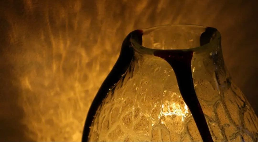 《超貴重》稲嶺盛吉　琉球ガラス　フロアライト