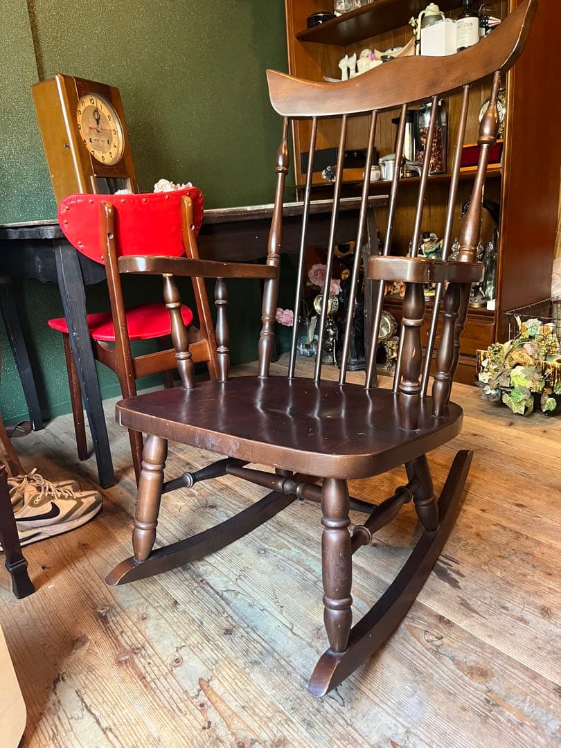 ロッキングチェア アンティーク ビンテージ 昭和レトロ 当時物