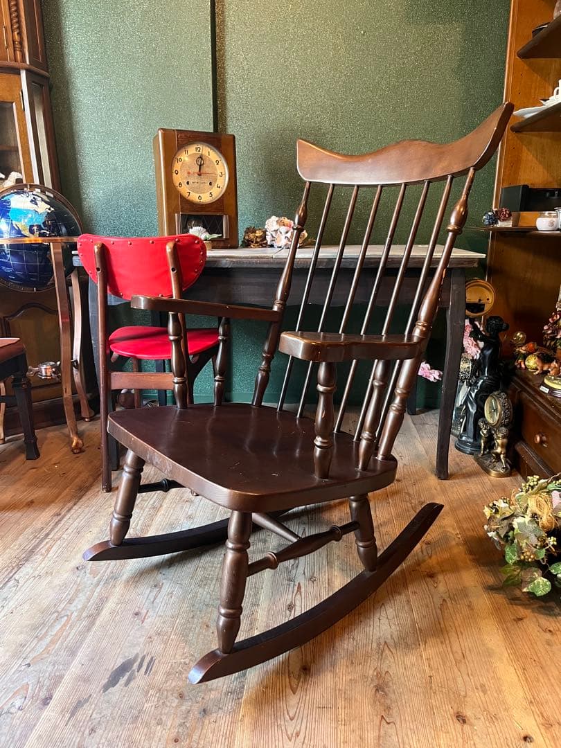 ロッキングチェア アンティーク ビンテージ 昭和レトロ 当時物