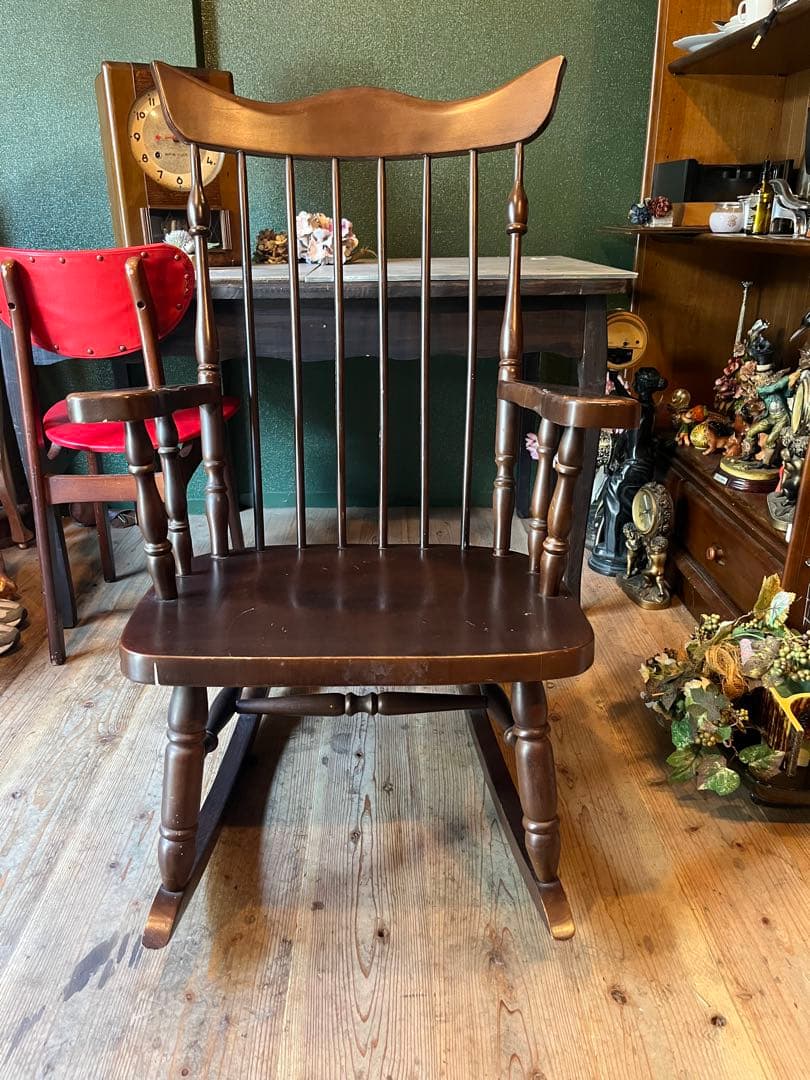 ロッキングチェア アンティーク ビンテージ 昭和レトロ 当時物