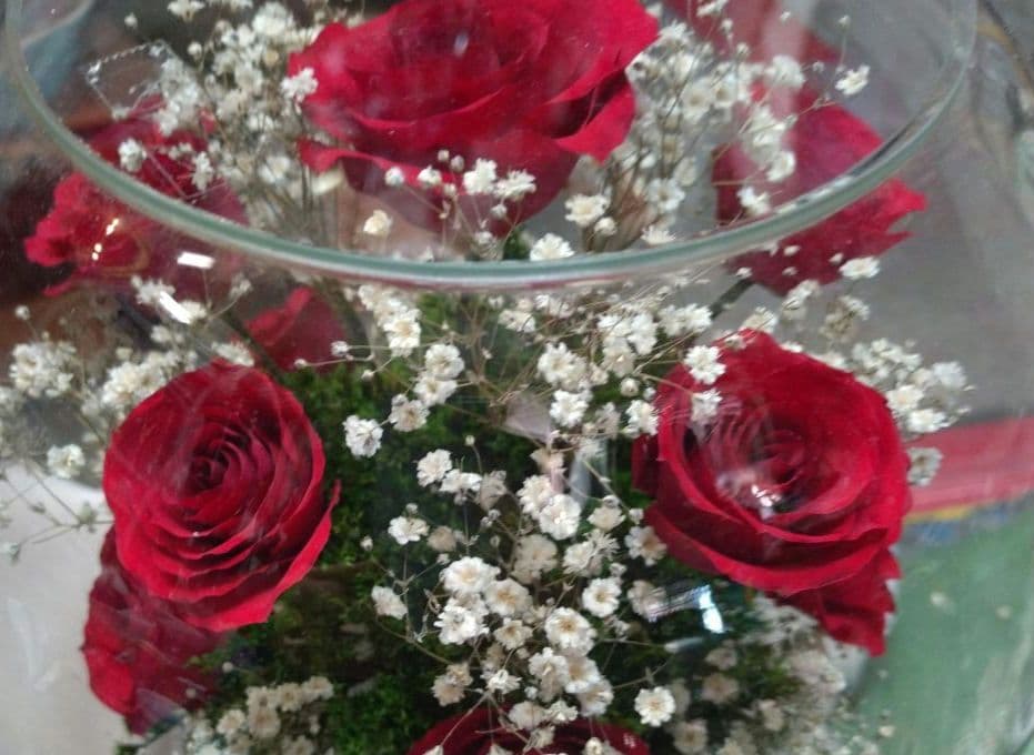 プリザーブドフラワー　バラ　11本　レンデフロール