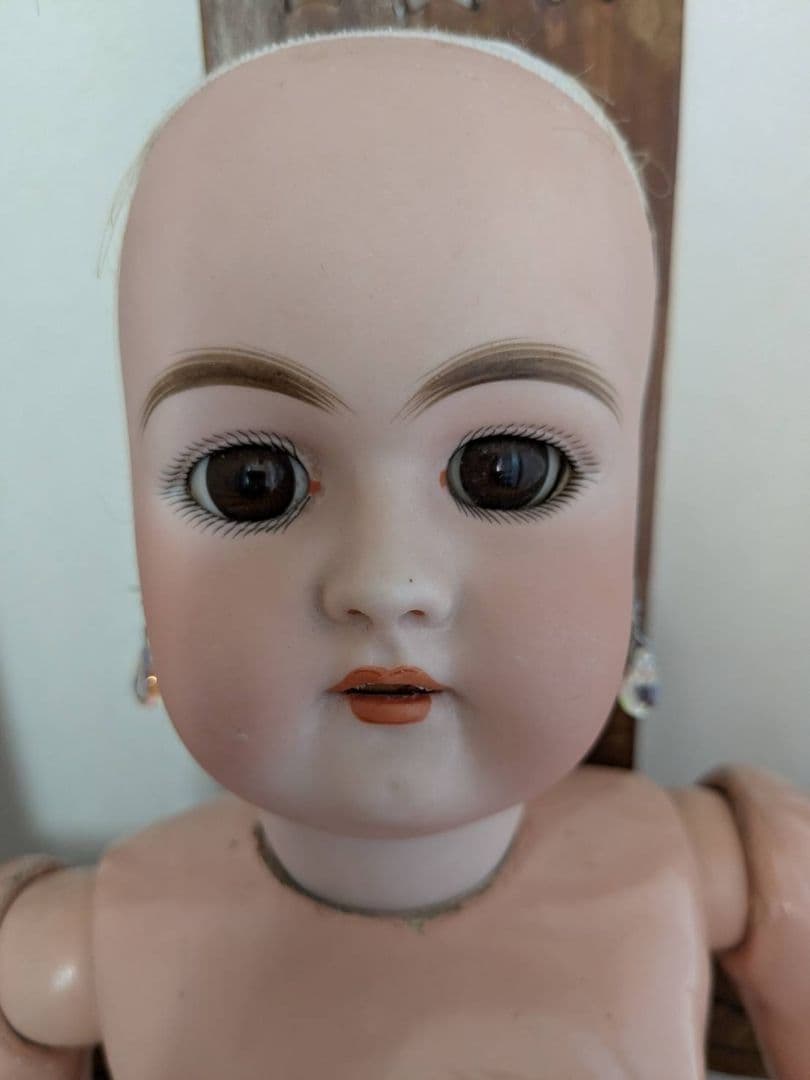 アンティークビスクドール ドイツの子 ハンドベルク - メルカリ