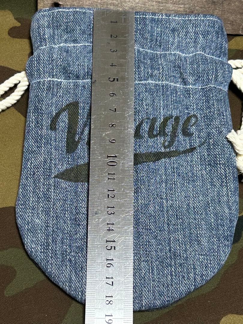 訳あり！リメイクデニム巾着セット！No.793