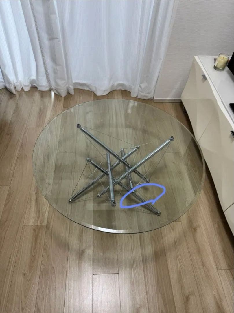 Cassina カッシーナ 713 ガラステーブル ローテーブル