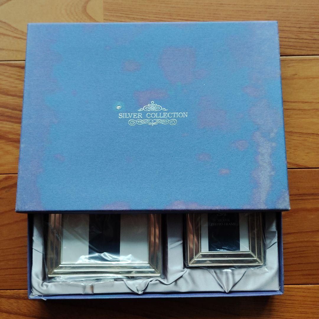 純銀製フォトフレーム　銀製　貨幣　　メダル　発行記念　公式記念　銀盃