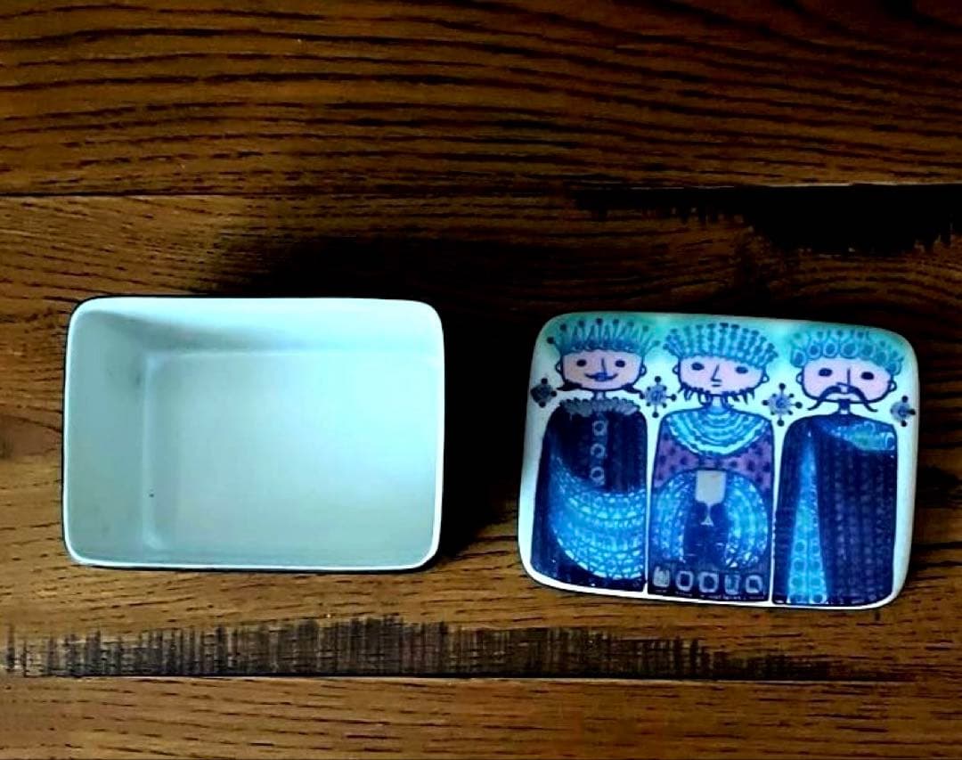 ロイヤルコペンハーゲン テネラ Tenera 3人の王様 バター ケース