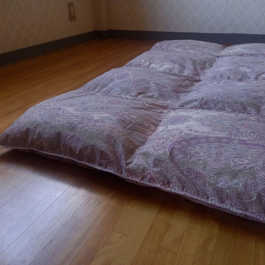 羽毛布団 増量 SDGS リフレッシュ羽毛 高密度生地 清潔 安心 日本製①