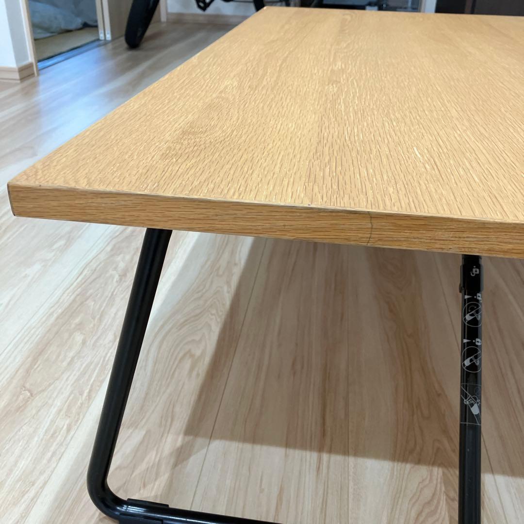 無印良品　120cm幅 折りたたみローテーブル オーク材　送料込