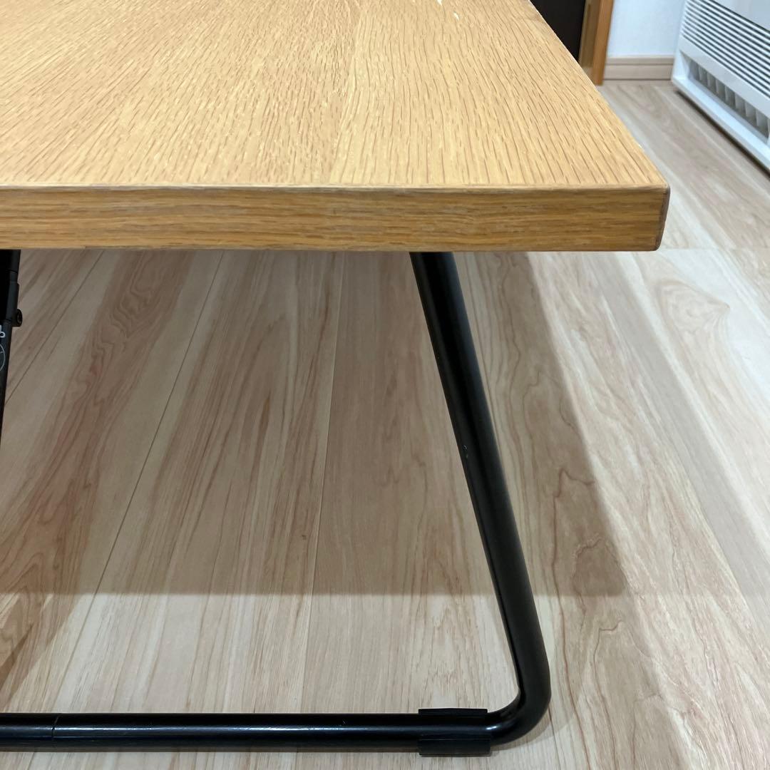 無印良品　120cm幅 折りたたみローテーブル オーク材　送料込