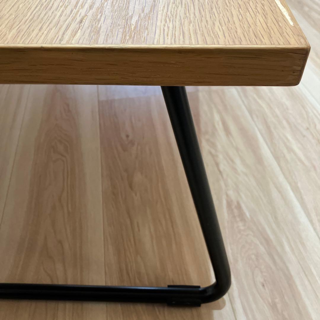 無印良品　120cm幅 折りたたみローテーブル オーク材　送料込