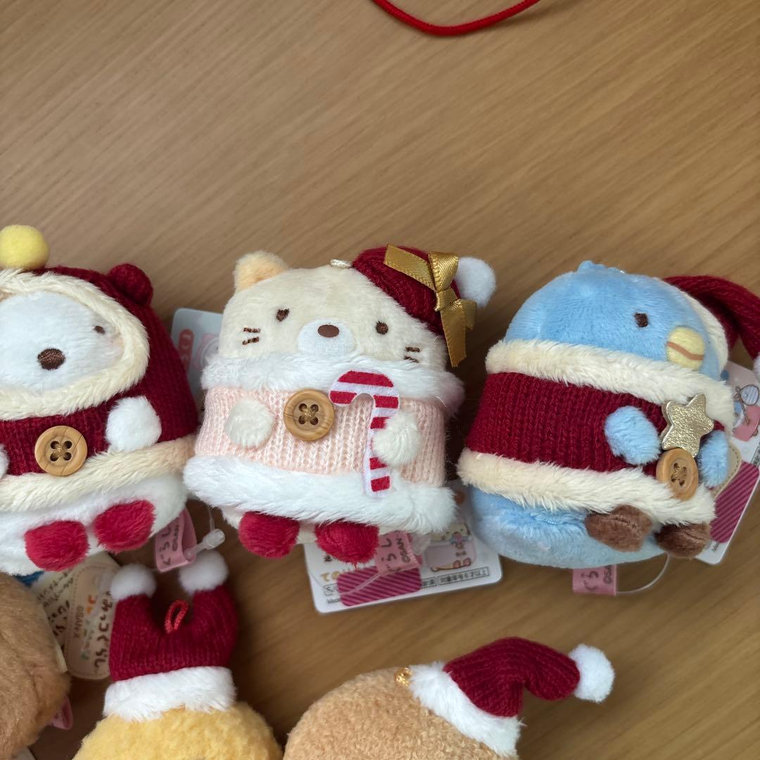すみっコぐらし クリスマスぬいぐるみセット 全てタグ付き