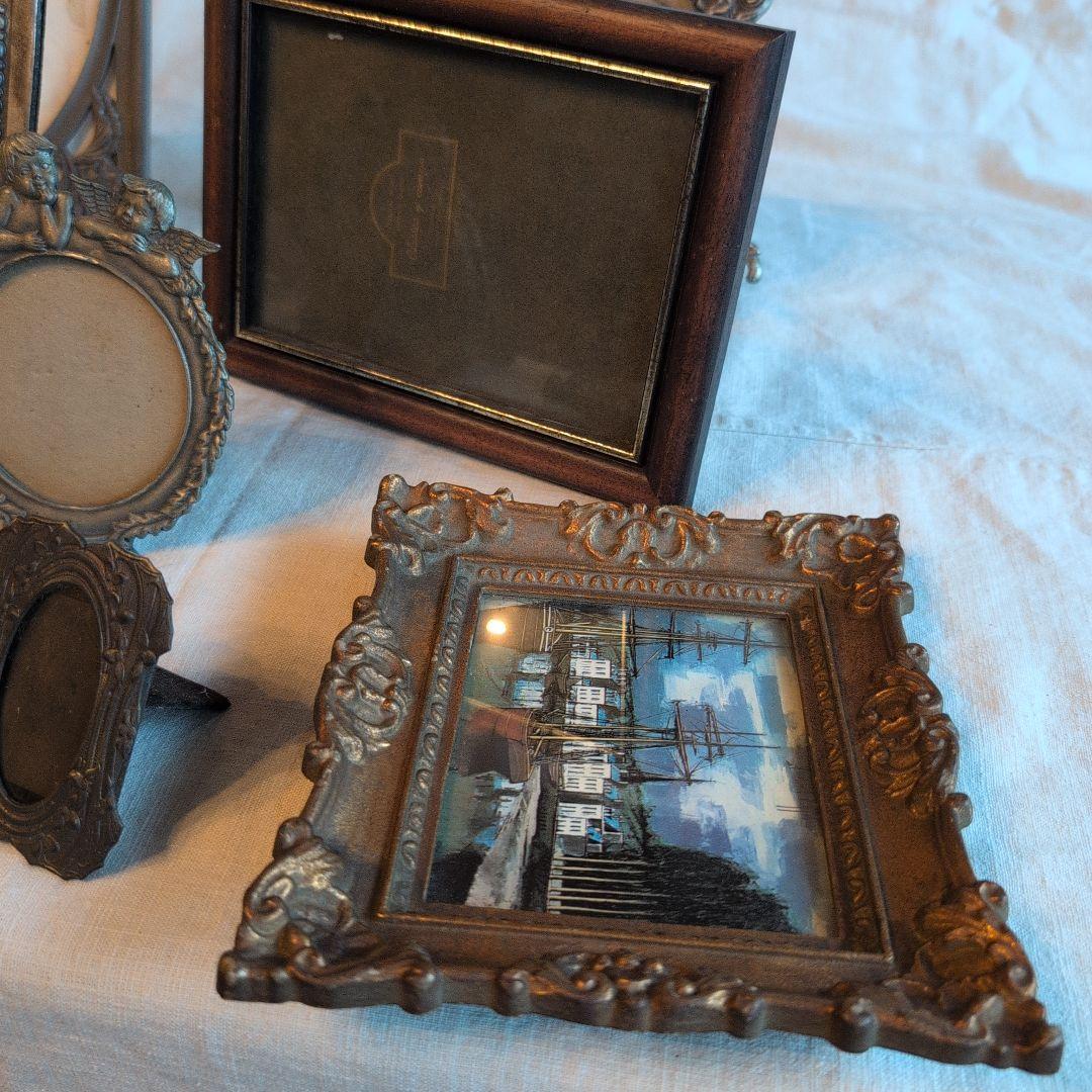 アンティーク フォトフレームセット 12個