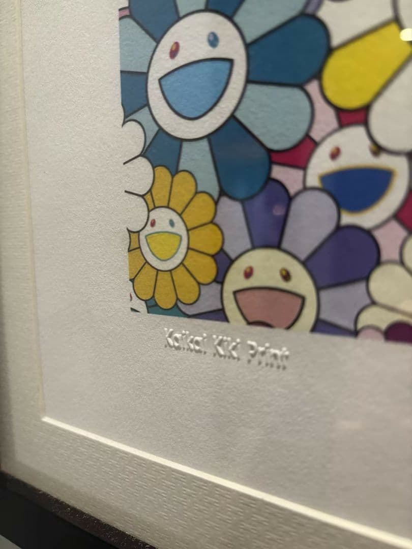 村上隆 2025年 版画「Flowers large」 シルクスクリーン - メルカリ