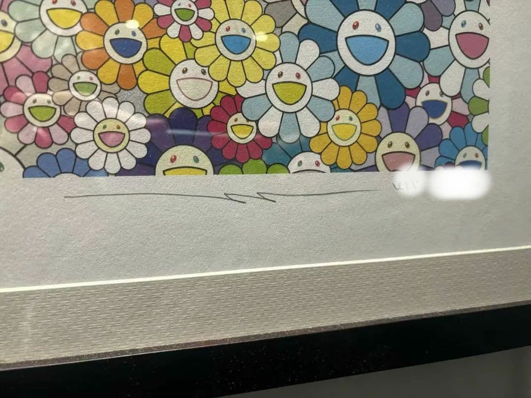 村上隆 2025年 版画「Flowers large」 シルクスクリーン - メルカリ