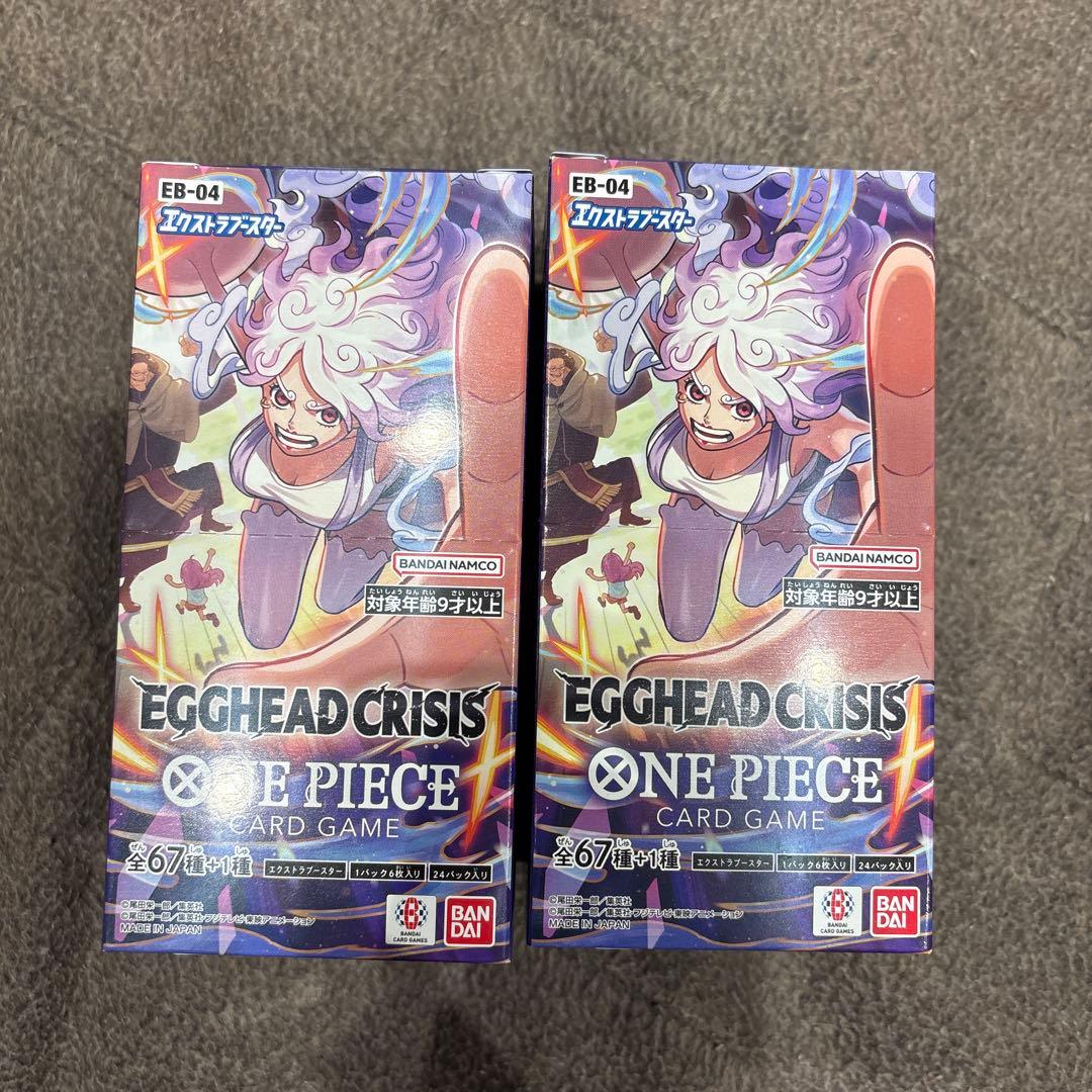 ワンピースカードEGGHEAD CRISIS 2BOX テープカット - メルカリ