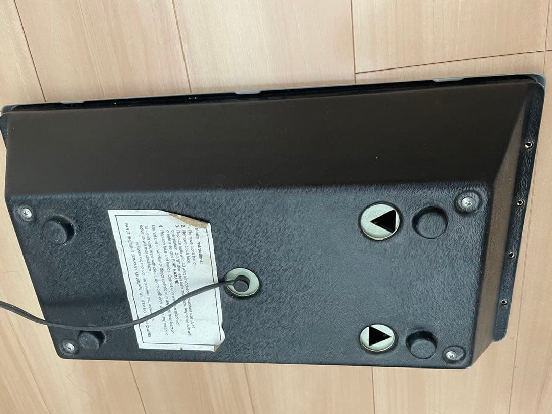 【１点もの】パブストブルーリボン　時計　ネオンライト　看板