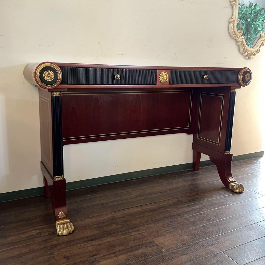 k062r123 ネオクラシカル エレガントなコンソールデスク アンピール様式