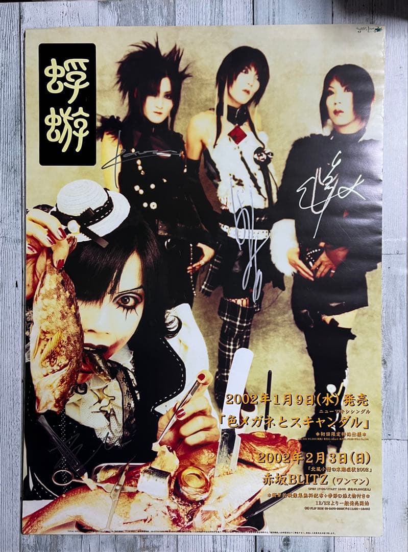 非売品【A】蜉蝣 大佑 サイン入りポスター レア V系 バンド - メルカリ