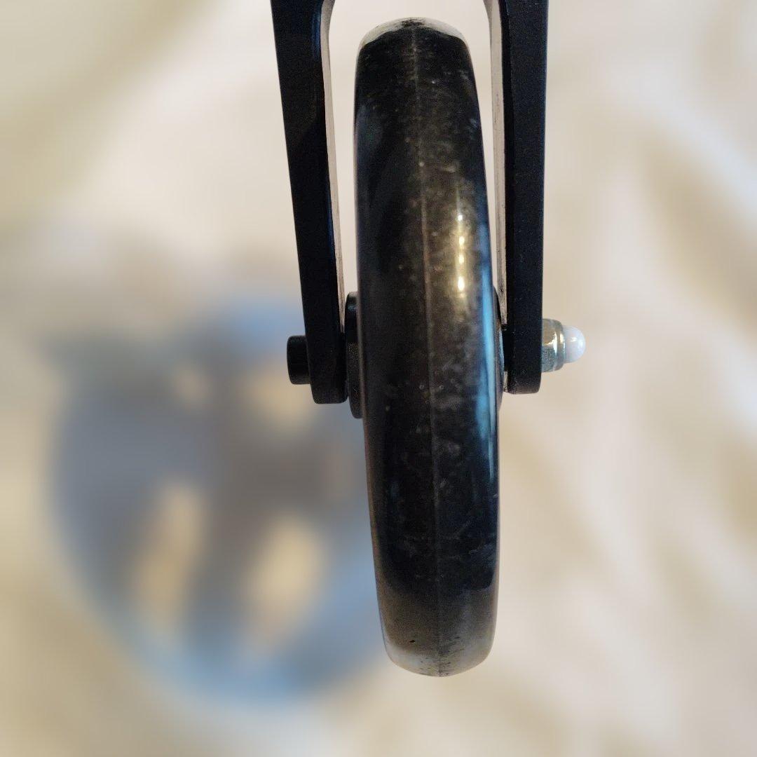 チェック柄 折りたたみ介助用車椅子