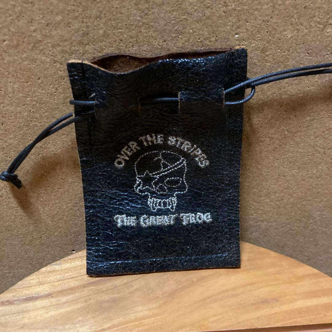 【希少品】OVER THE STRIPES ネックレス〈スカル〉 専用ケース付き