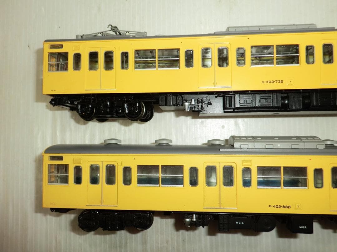 HOゲージ 天賞堂 103系 カナリアイエロー 4両セット