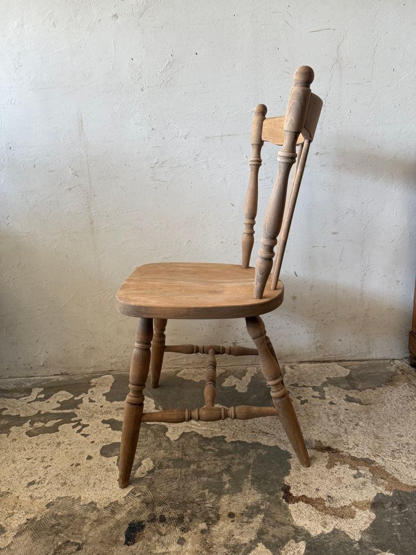 ビンテージ ダイニングチェア　カフェチェア 剥離 no4