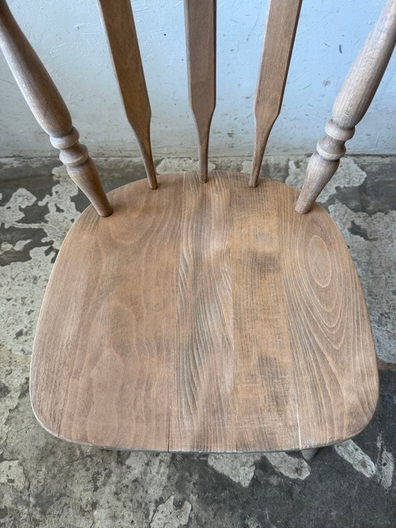 ビンテージ ダイニングチェア　カフェチェア 剥離 no4