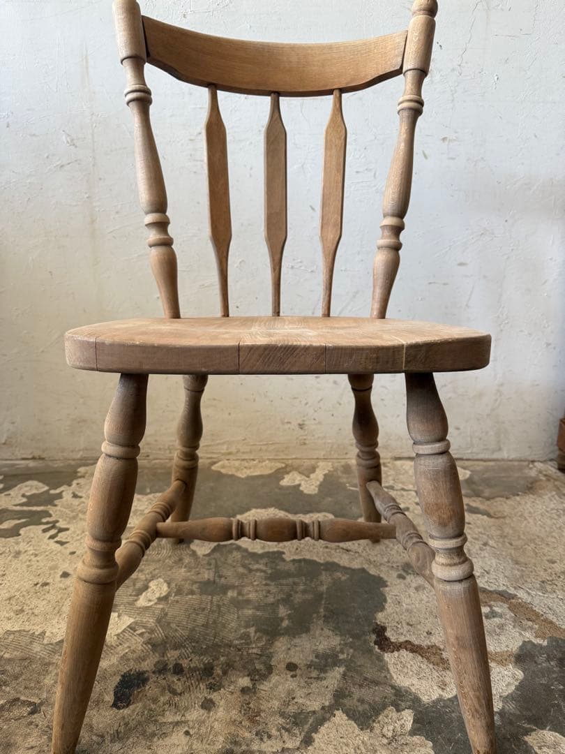 ビンテージ ダイニングチェア　カフェチェア 剥離 no4