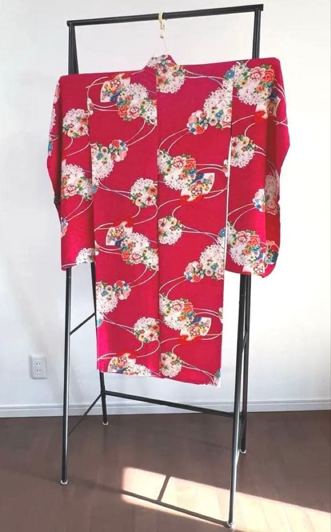 子供着物　四つ身　アンティーク